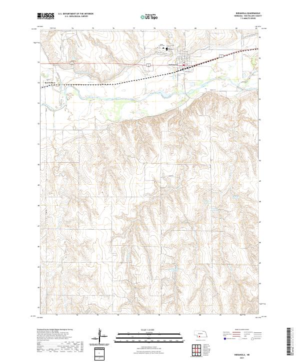 USGS Topographic Map – Indianola