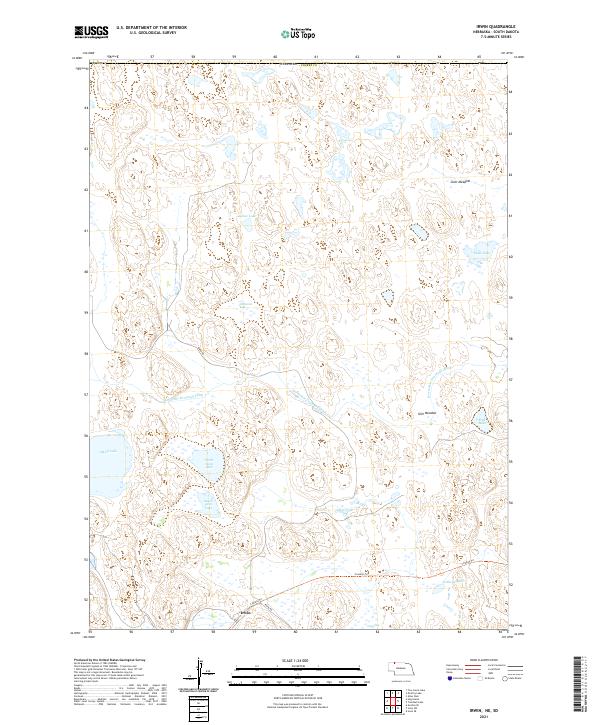 USGS Topographic Map – Irwin