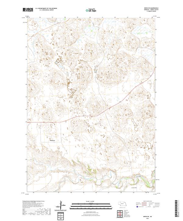USGS Topographic Map – Irwin SW