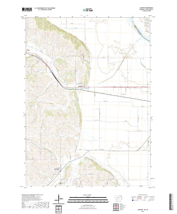 USGS Topographic Map – Jackson