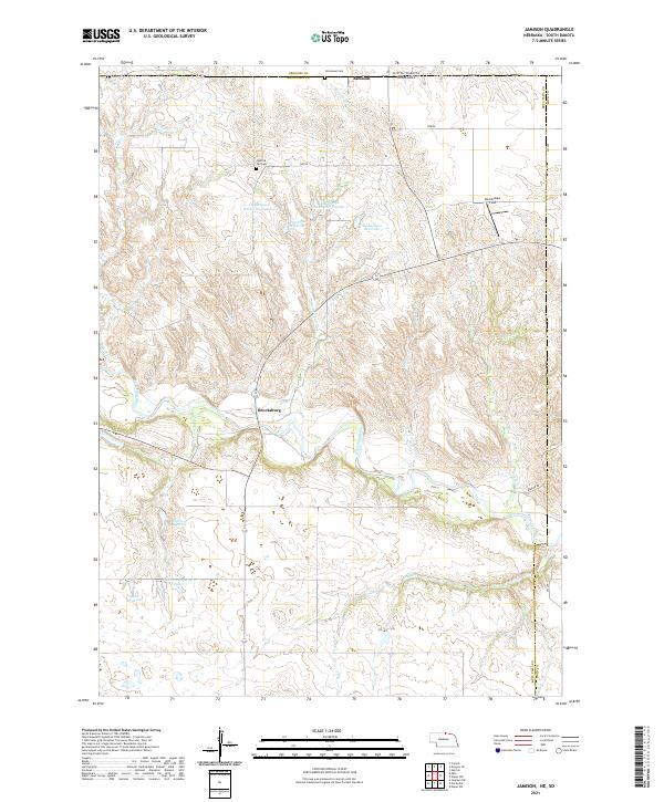 USGS Topographic Map – Jamison