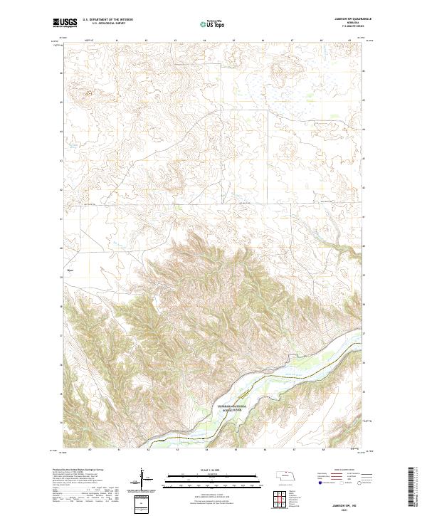 USGS Topographic Map – Jamison SW
