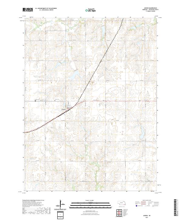 USGS Topographic Map – Jansen