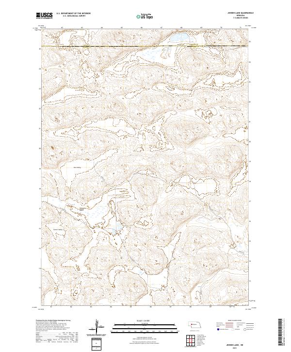 USGS Topographic Map – Jensen Lake