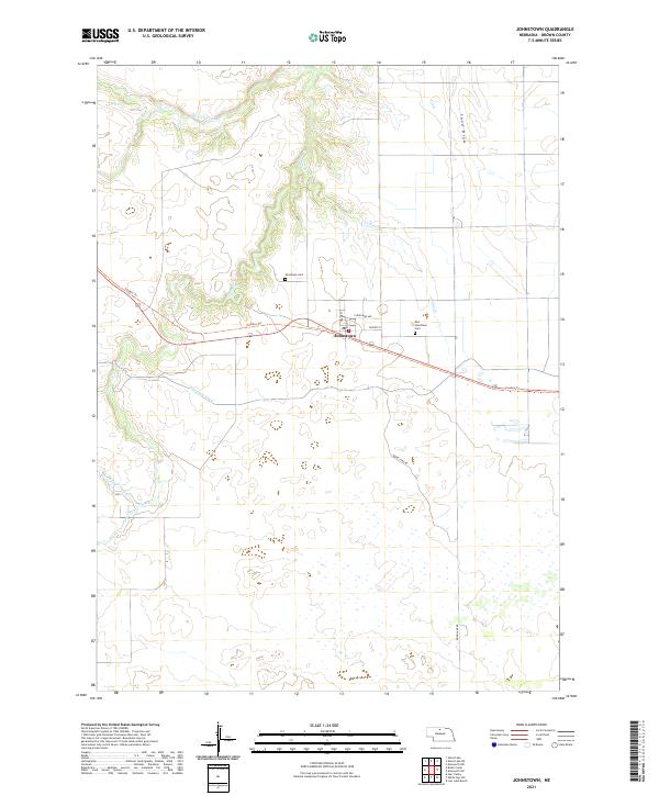 USGS Topographic Map – Johnstown