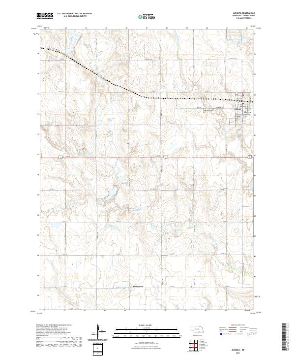 USGS Topographic Map – Juniata