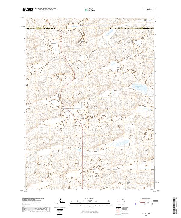 USGS Topographic Map – K C Lake