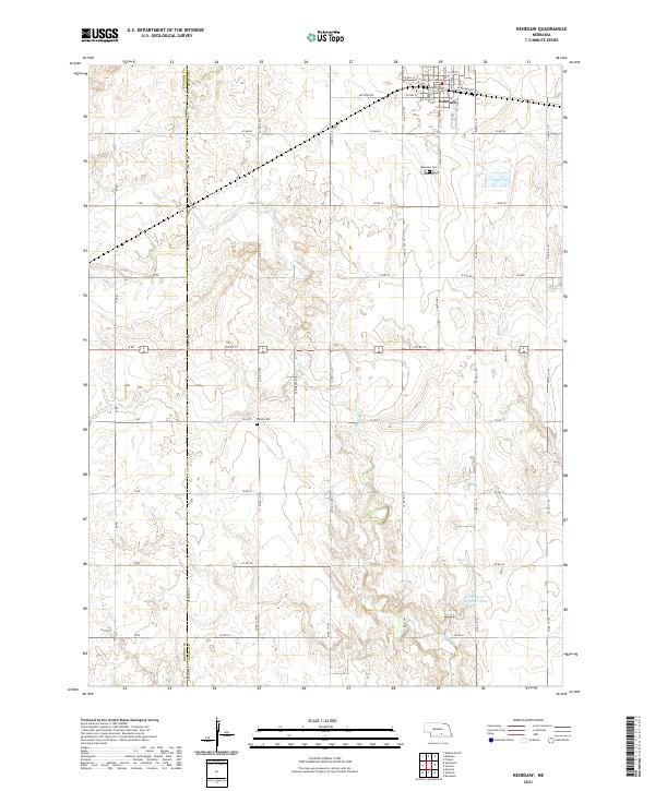 USGS Topographic Map – Kenesaw
