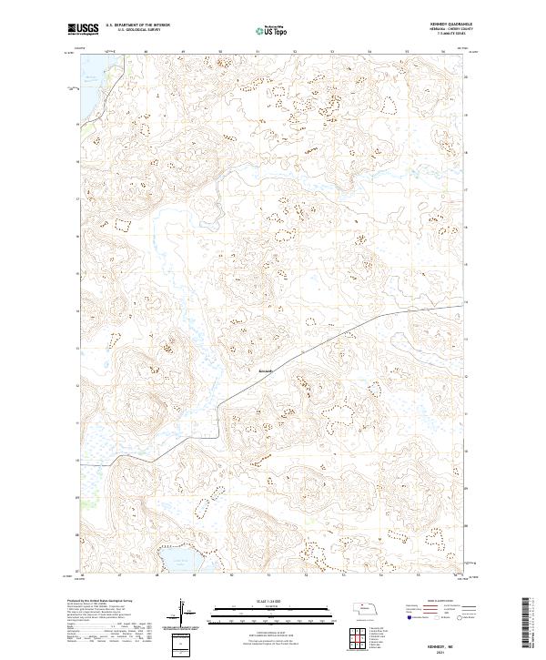 USGS Topographic Map – Kennedy