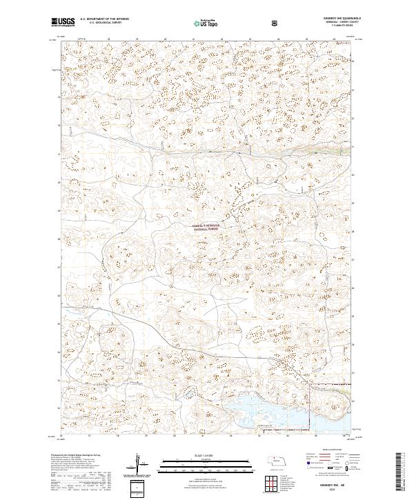USGS Topographic Map – Kennedy NW