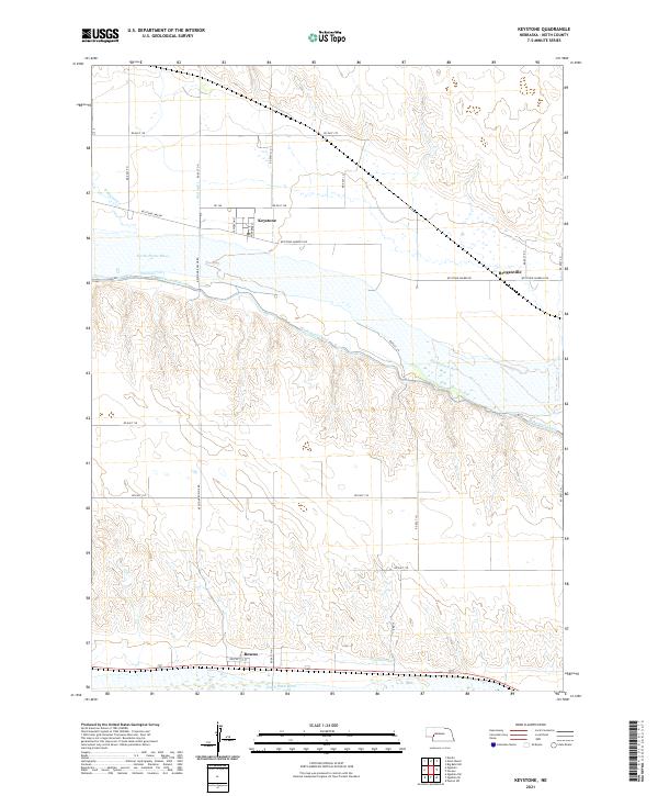 USGS Topographic Map – Keystone
