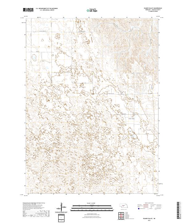 USGS Topographic Map – Kilmer Valley