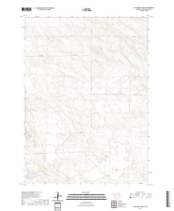 USGS Topographic Map – Kilpatrick Lake NE