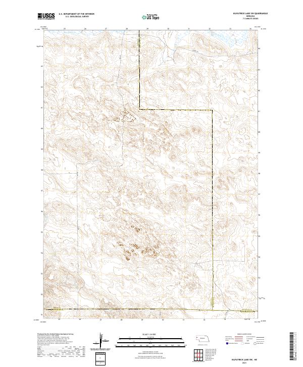 USGS Topographic Map – Kilpatrick Lake SW