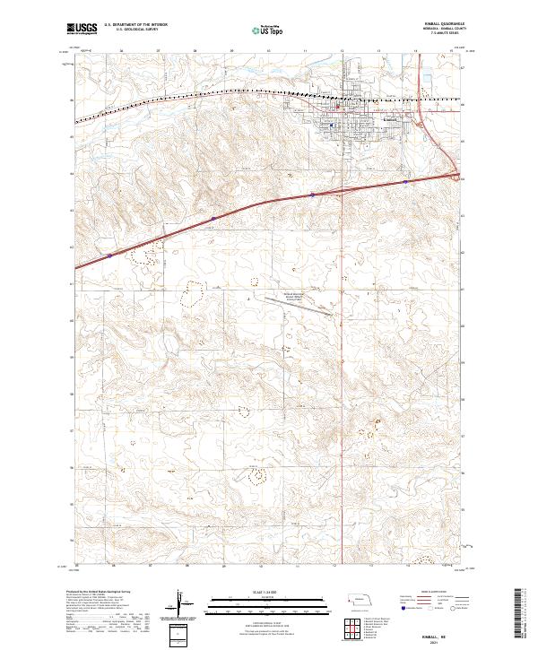 USGS Topographic Map – Kimball