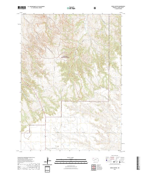 USGS Topographic Map – Kings Canyon