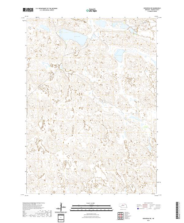 USGS Topographic Map – Koshopah NE
