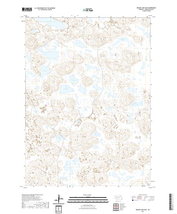 USGS Topographic Map – Krause Lake East