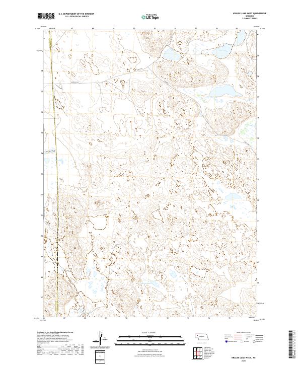 USGS Topographic Map – Krause Lake West
