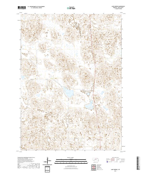USGS Topographic Map – Lake George