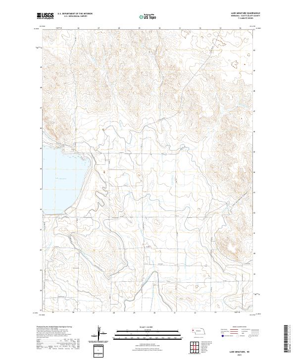 USGS Topographic Map – Lake Minatare