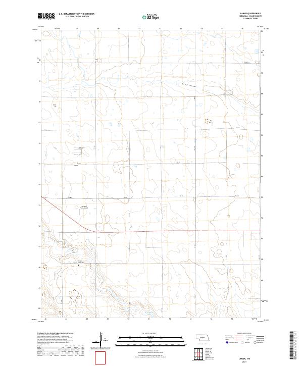 USGS Topographic Map – Lamar