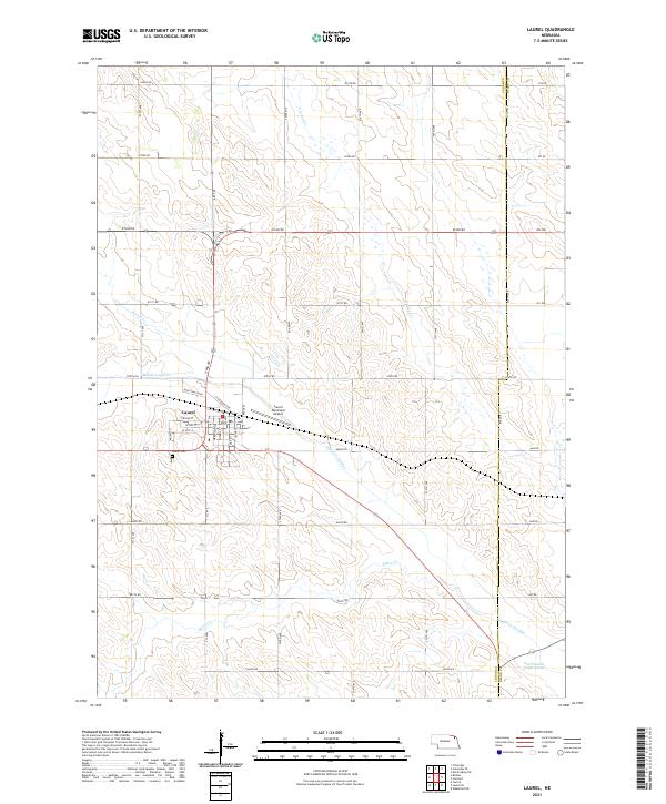 USGS Topographic Map – Laurel