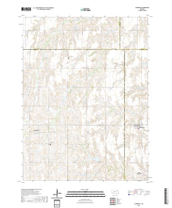 USGS Topographic Map – Lawrence