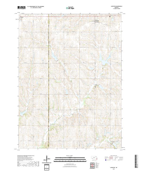 USGS Topographic Map – Lewiston