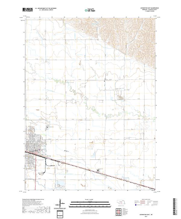 USGS Topographic Map – Lexington East