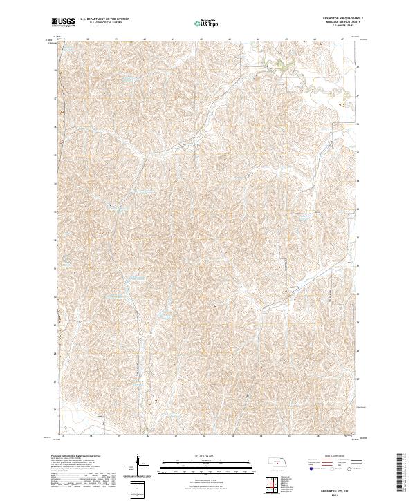 USGS Topographic Map – Lexington NW