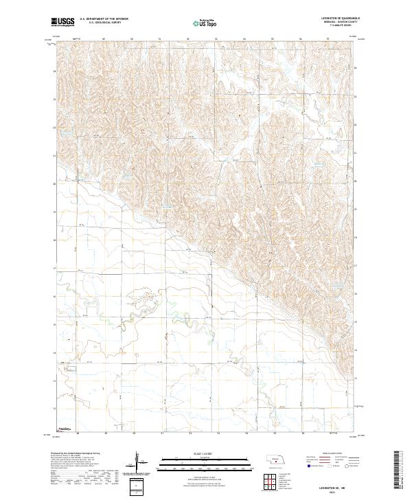 USGS Topographic Map – Lexington SE