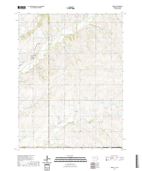 2021 Map of Liberty, 2021 Print