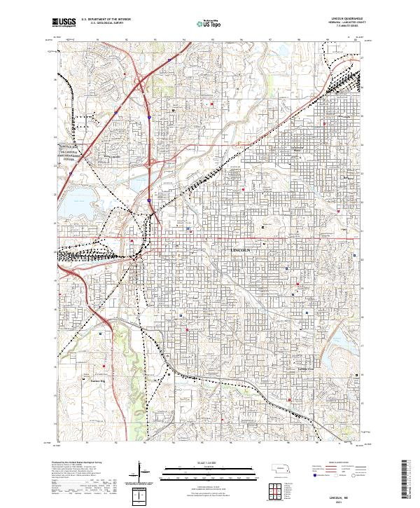 USGS Topographic Map – Lincoln