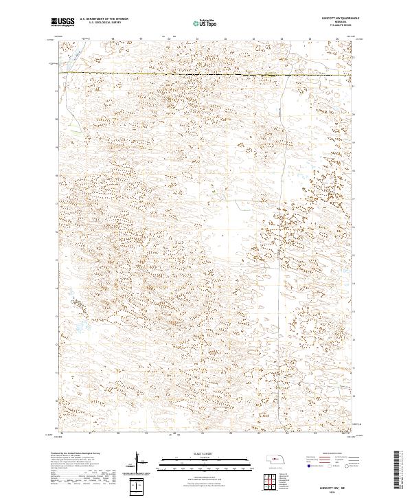 2021 Map of Linscott NW, 2021 Print