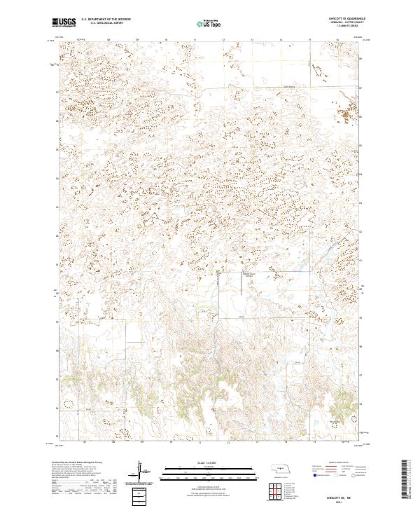 USGS Topographic Map – Linscott SE