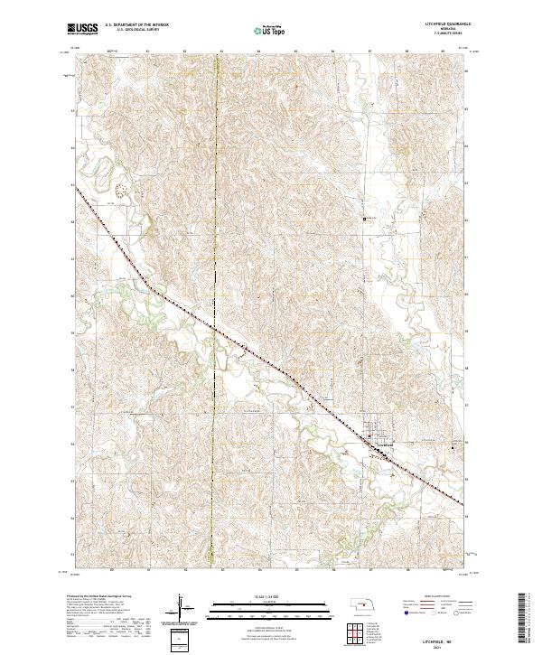 USGS Topographic Map – Litchfield