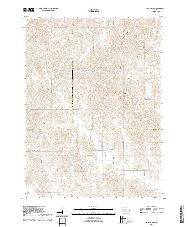 USGS Topographic Map – Litchfield SW