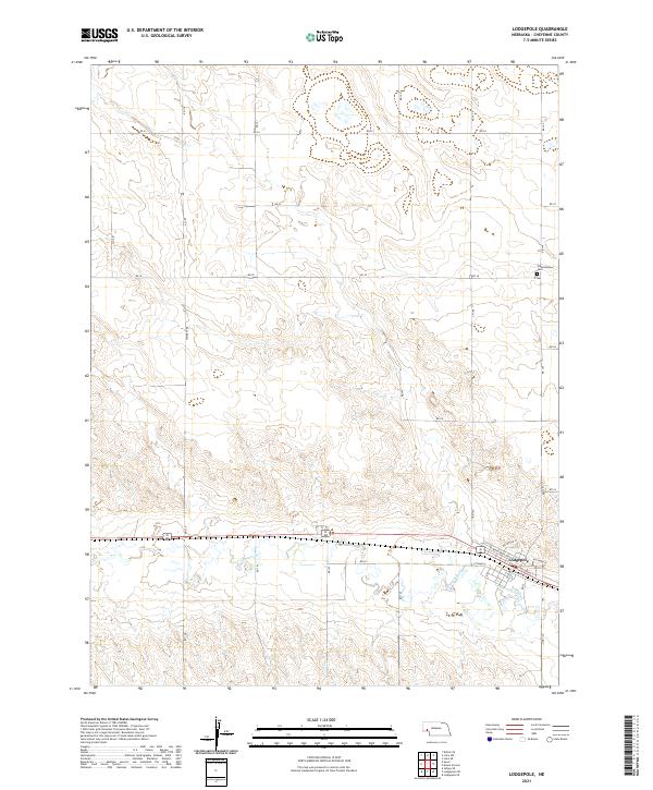 USGS Topographic Map – Lodgepole