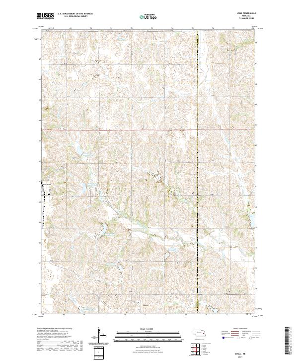USGS Topographic Map – Loma