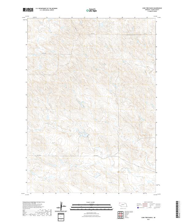 USGS Topographic Map – Lone Tree Ranch