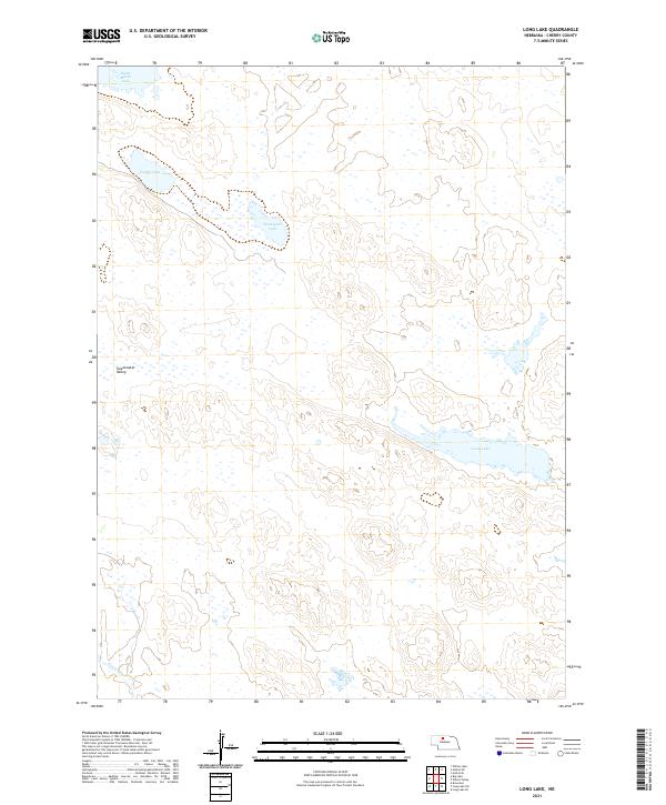 USGS Topographic Map – Long Lake
