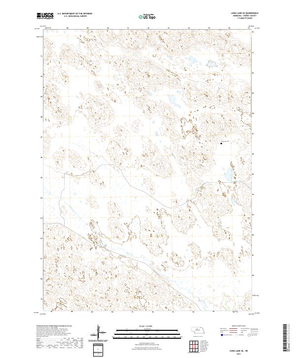 USGS Topographic Map – Long Lake SE