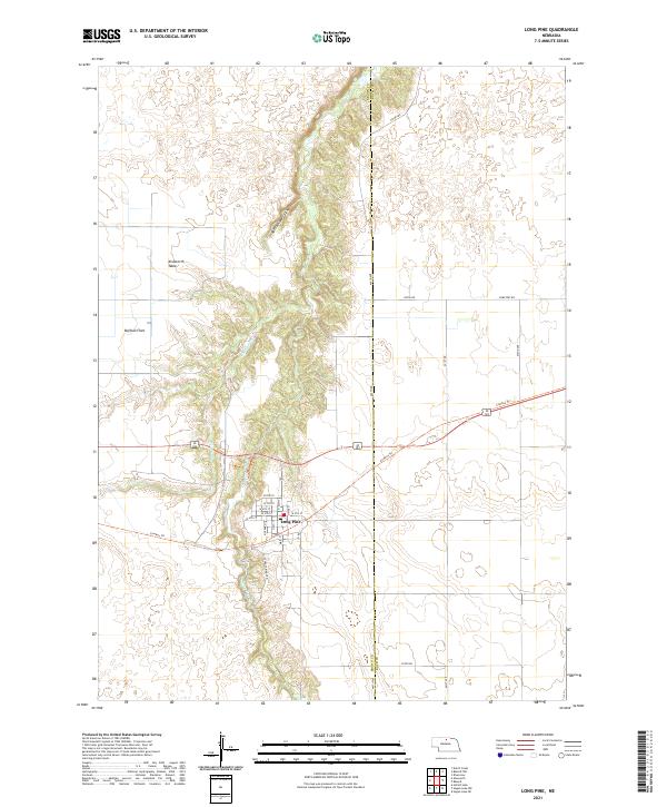 USGS Topographic Map – Long Pine