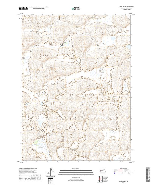 USGS Topographic Map – Long Valley