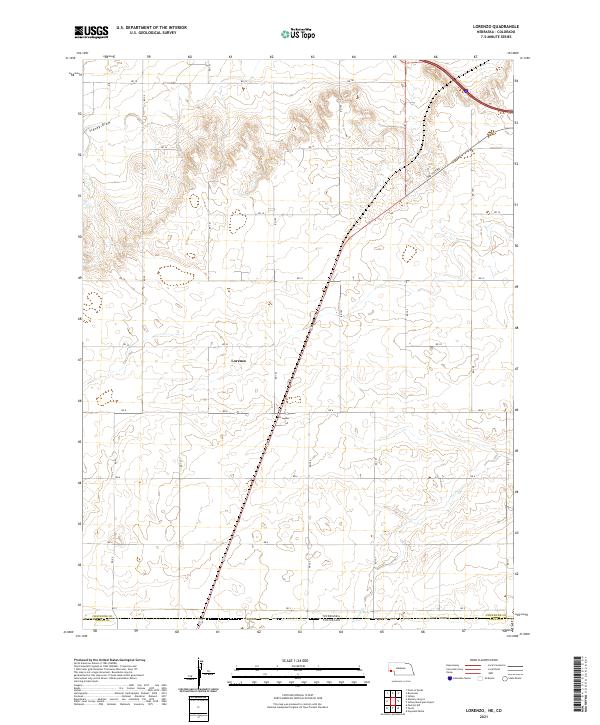 USGS Topographic Map – Lorenzo