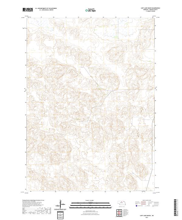 USGS Topographic Map – Lost Lake Ranch