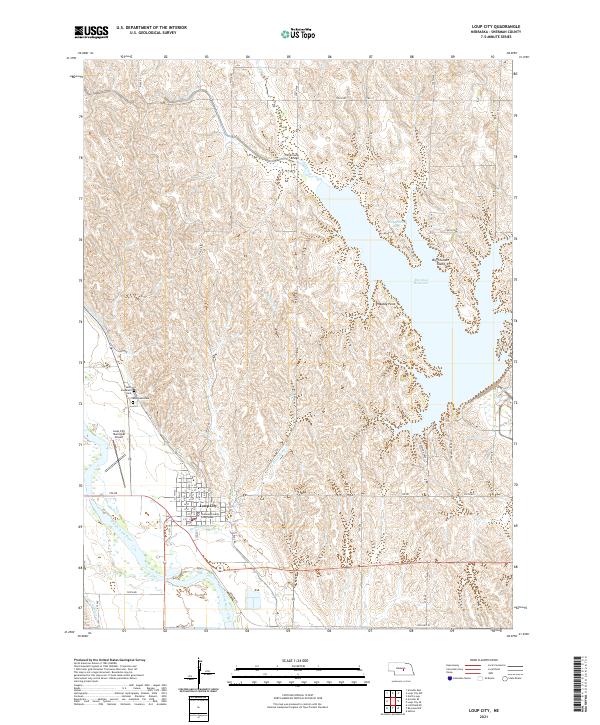 USGS Topographic Map – Loup City