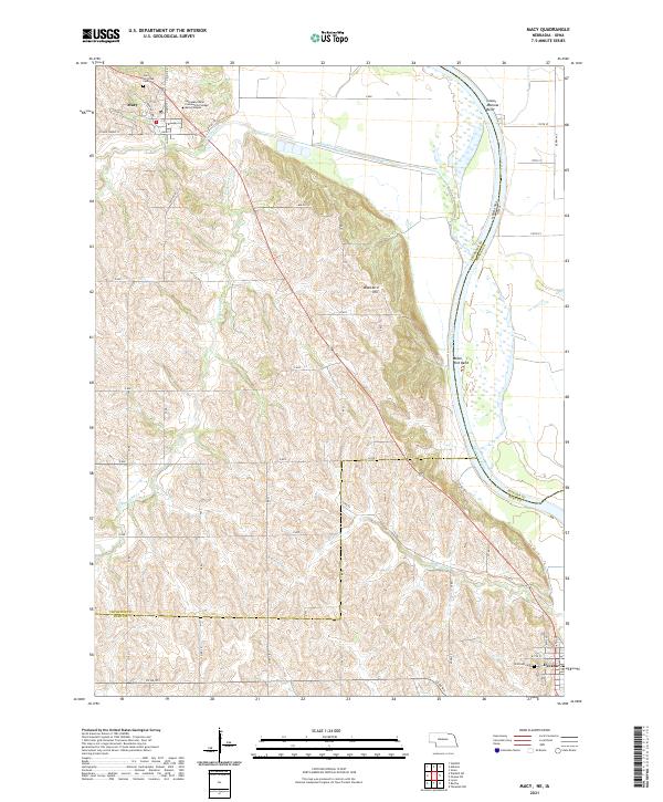 USGS Topographic Map – Macy