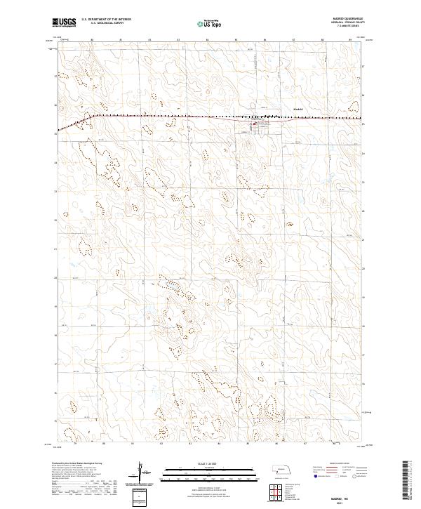 USGS Topographic Map – Madrid